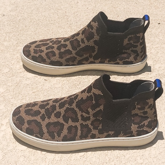 Rothy’s The Chelsea Boot Wildcat Animal Print 8.5 - Picture 7 of 8